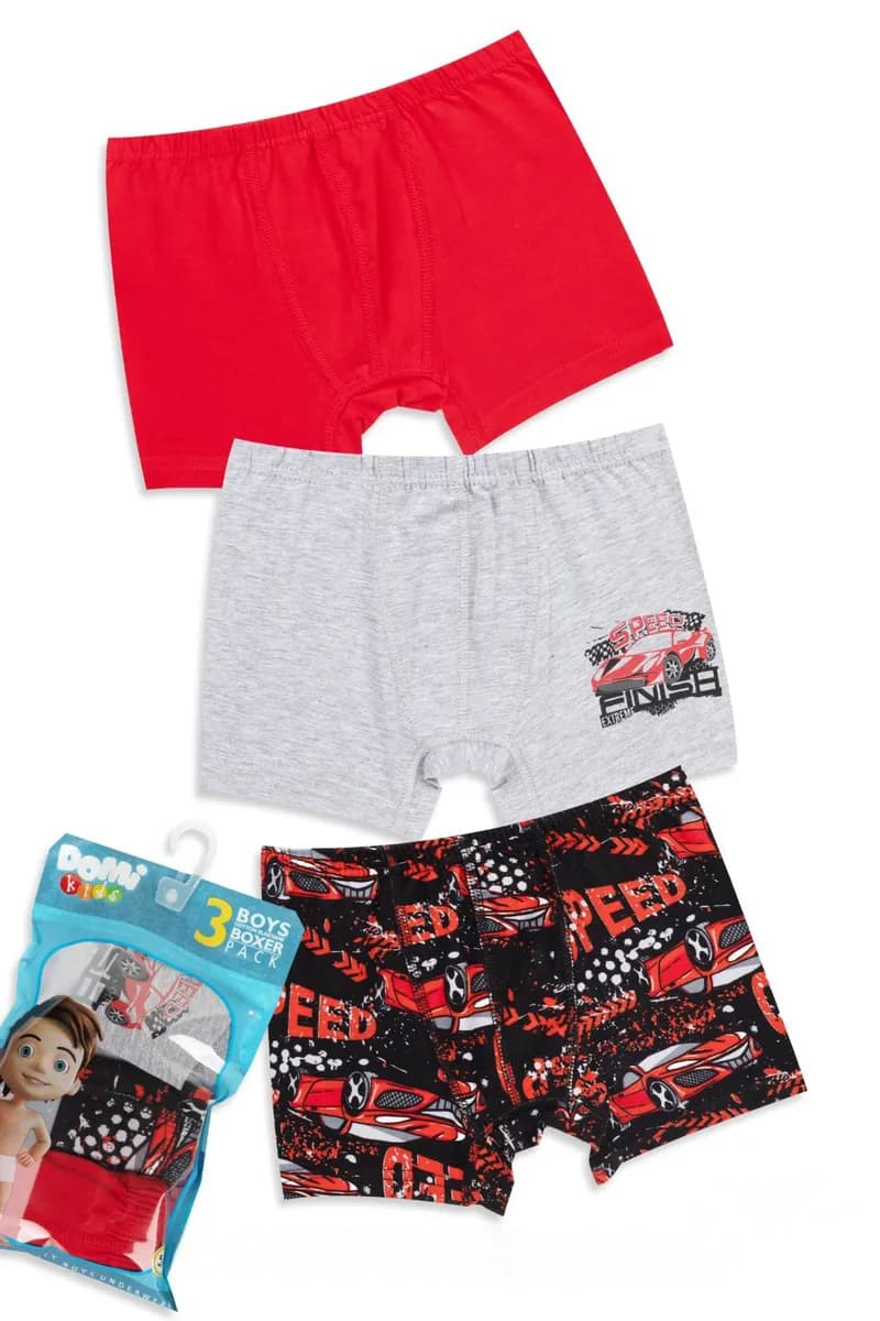Speed Car Pack 3 Boxers